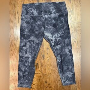 Lululemon Align Pant 25” Size 18 - Diamond Dye Pitch Grey